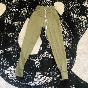 NVGTN olive joggers